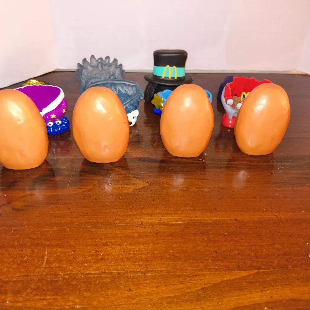McDonald’s Happy Meal Potato Head Character Lot - Orange Figures - Picture 5 of 12